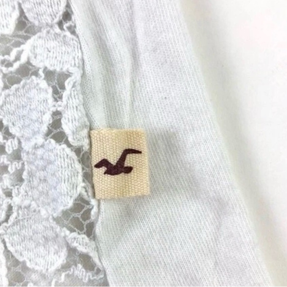 Hollister Cream Lace Blouse size M - Picture 2 of 10
